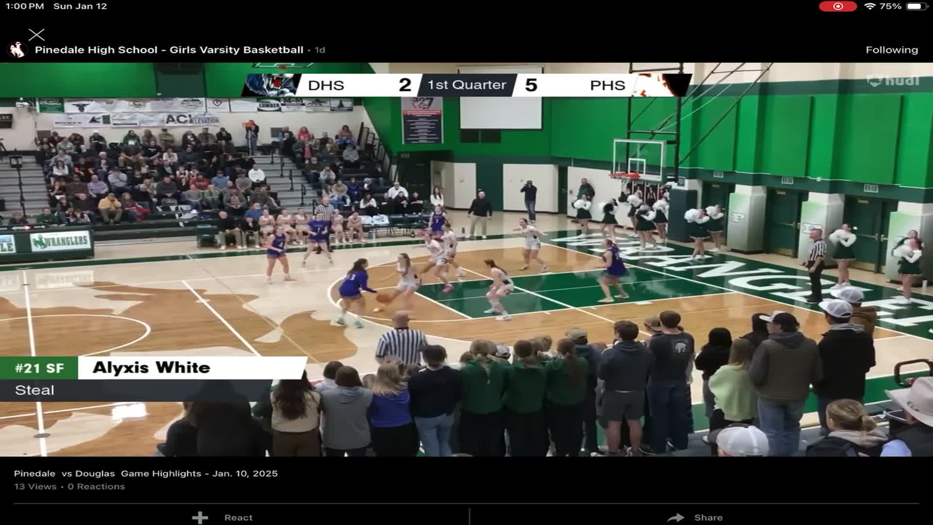 #3 Pinedale vs #1 Douglas