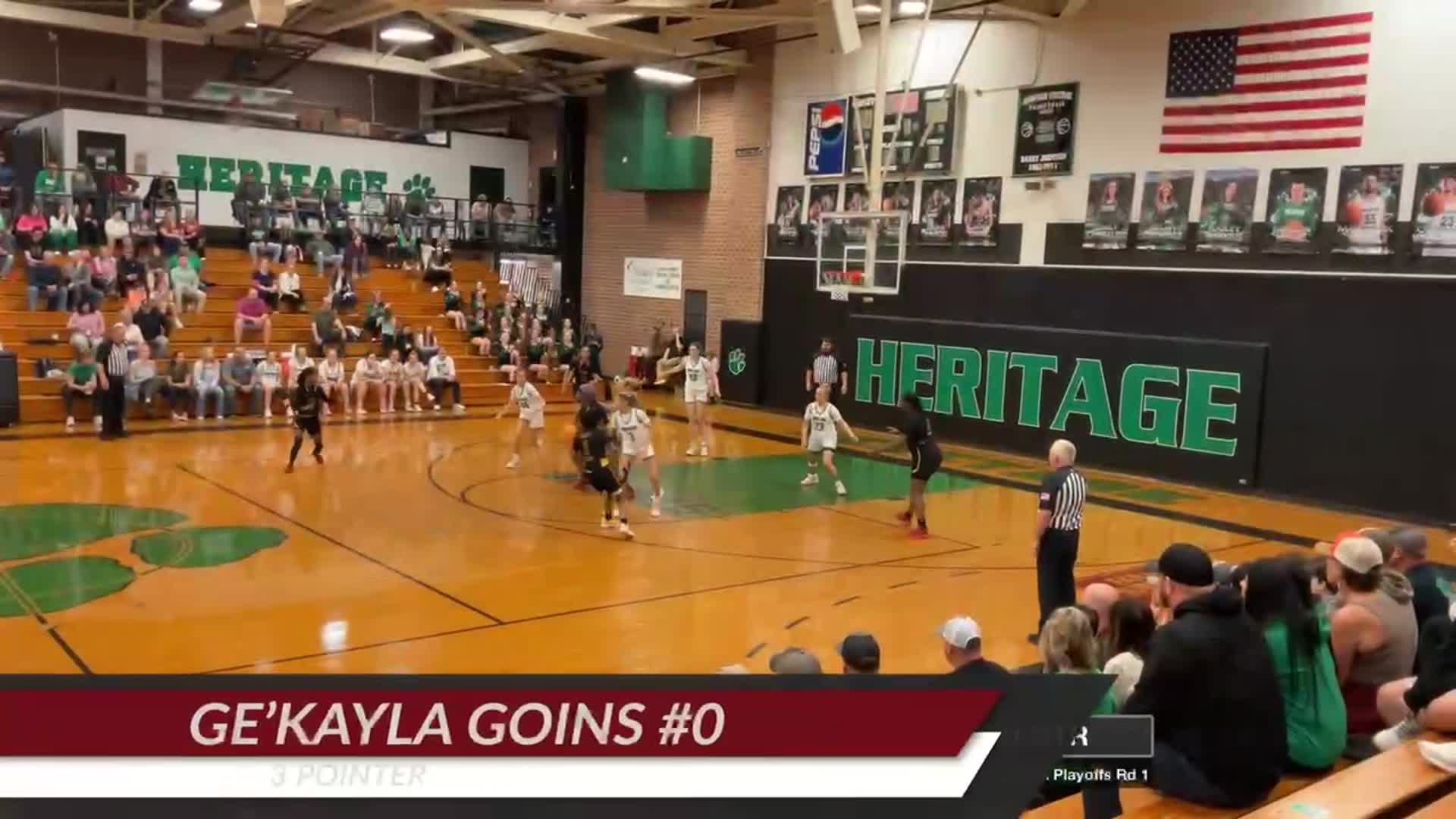 Ge'Kayla Goins Game Highlights vs Mountain Heritage Cougars 2024 1A NCHSAA Women's Basketball Championships
