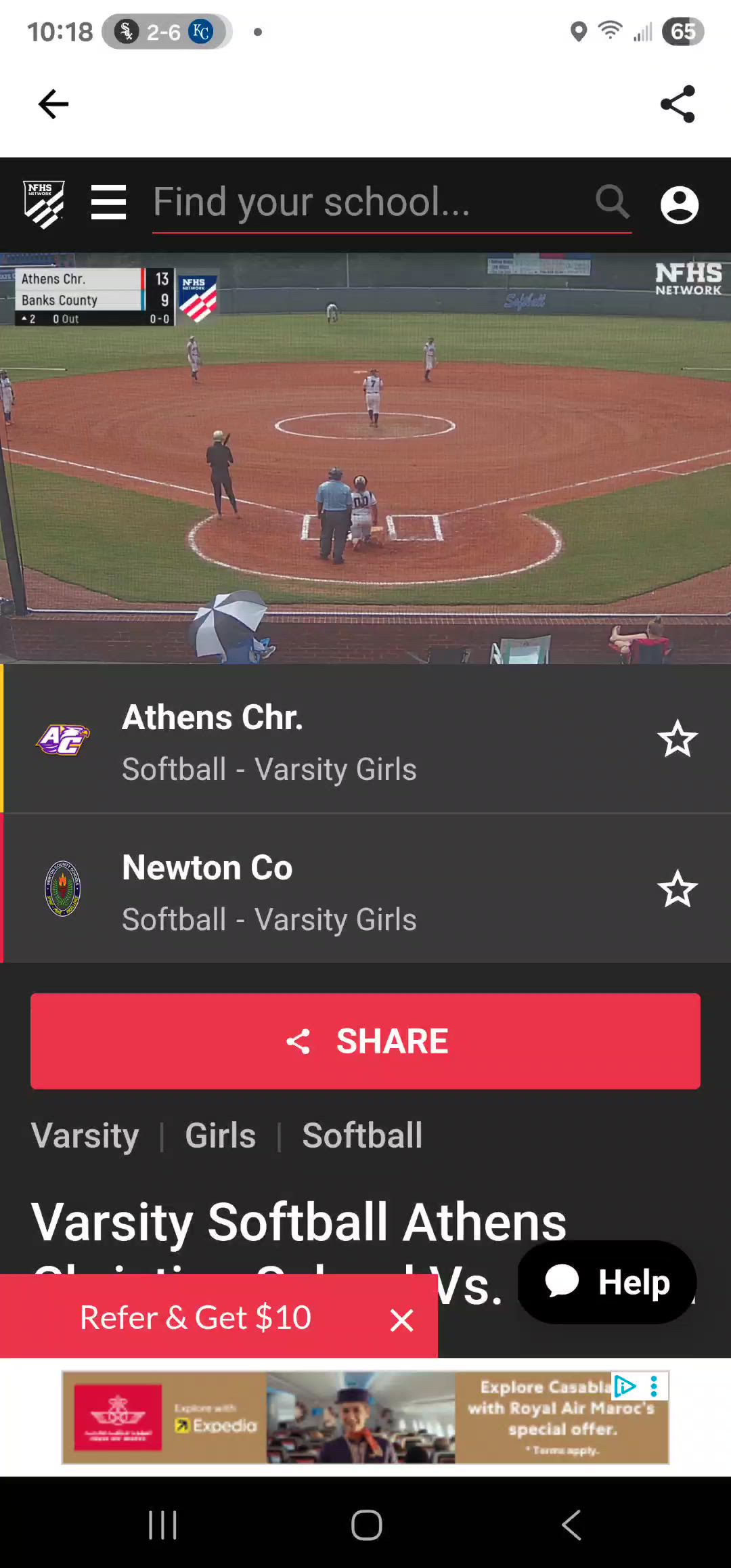 First Bomb for Newton Lady Rams