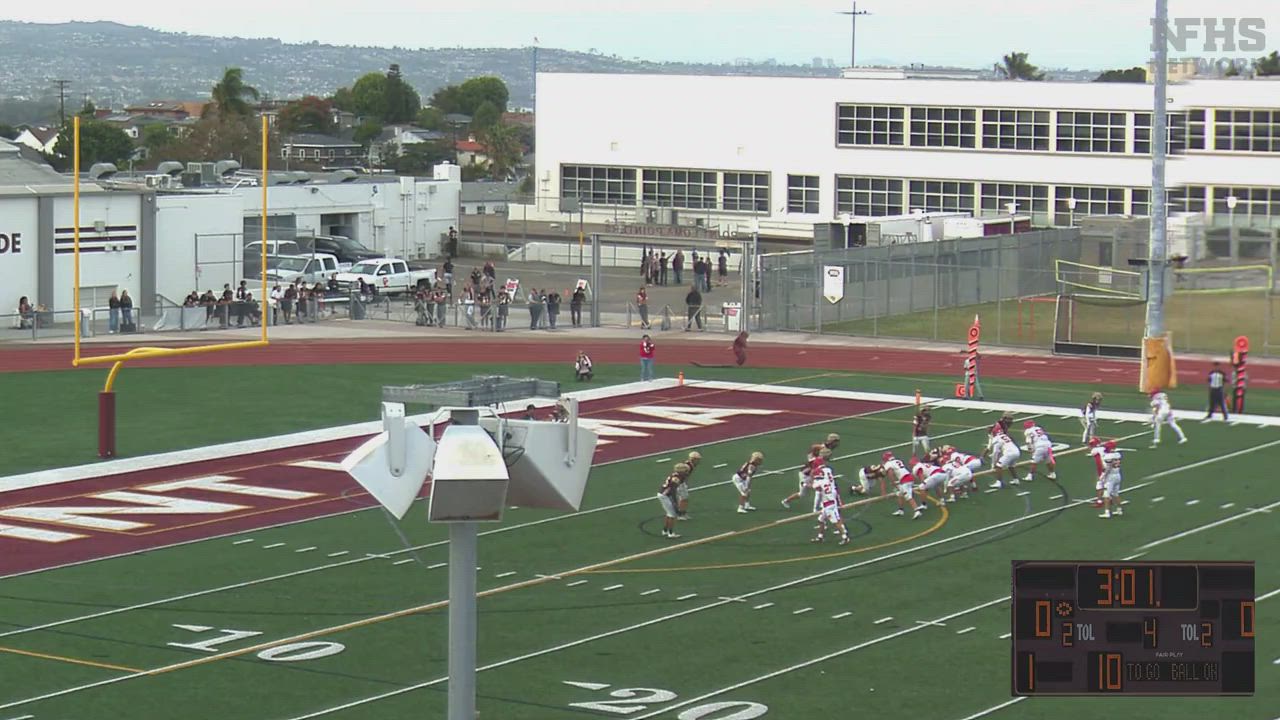 CCHS TD at 3:01 4th QTR vs Point Loma 2025-10-10