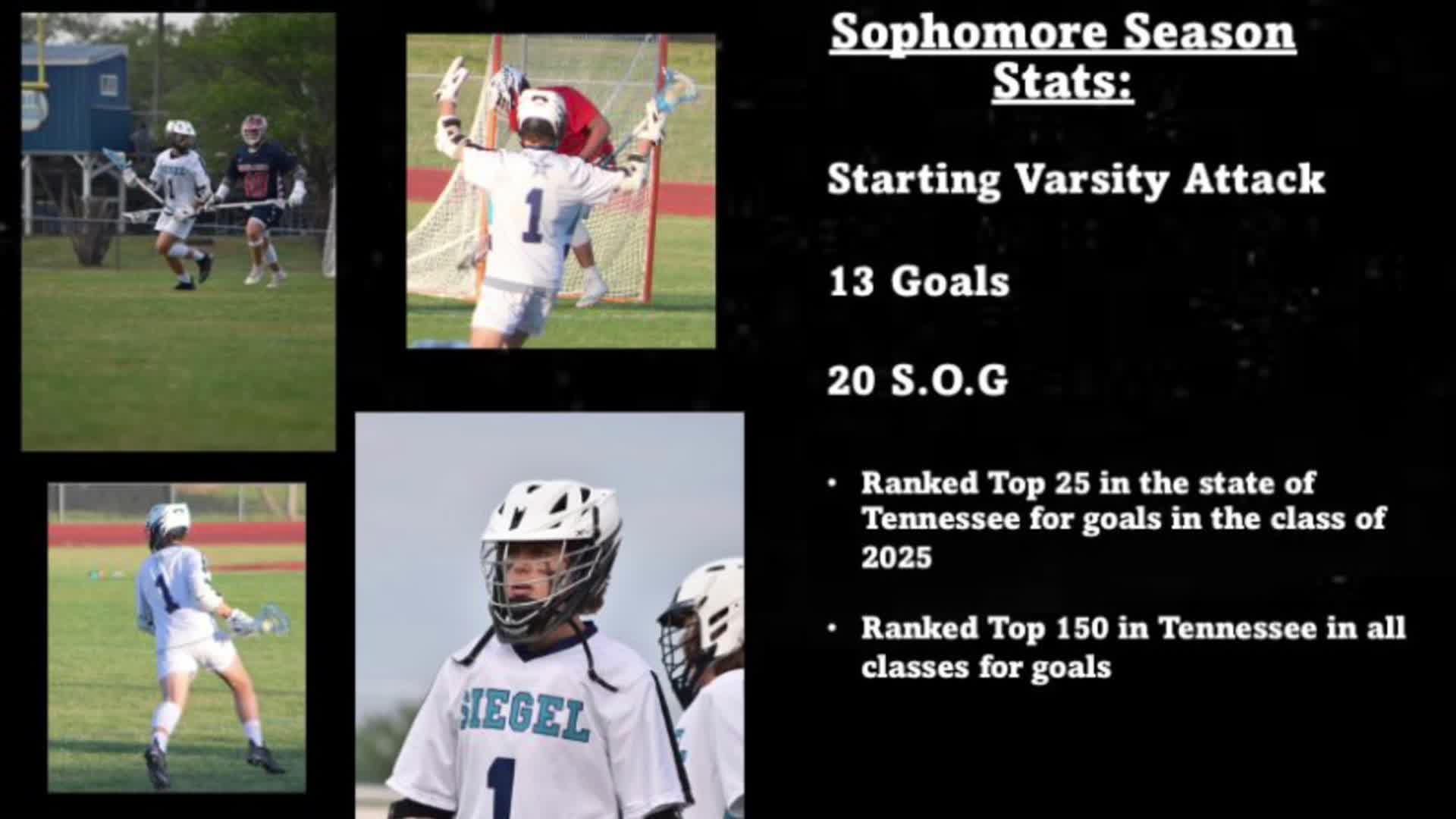 Sophomore Season Highlights