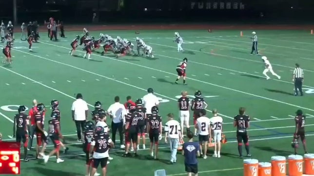 Quarterback pressure after quickly getting into the backfield in hot pursuit vs Bullard Havens 9/19/2025