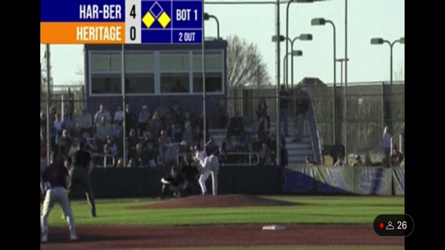 Home run hit on the first pitch of the season.