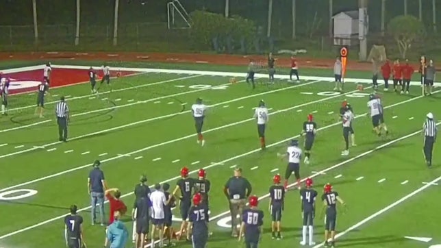 Freshman Julian Guerrier comes up clutch with a walkoff 26 yard catch to ice the win.