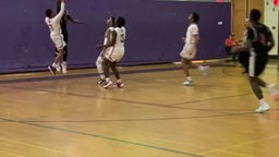 Scott finishing with defender all over him