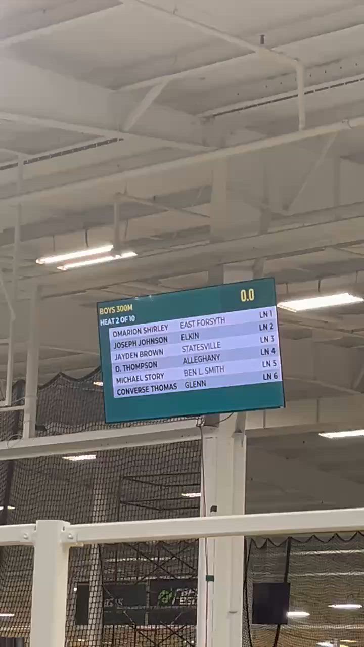 Omarion Shirley indoor track