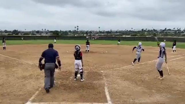deep center over the fence