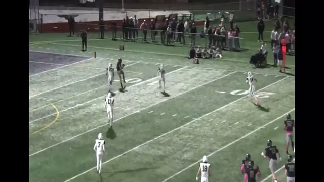 30 yd touchdown vs Lake Oswego, corner route