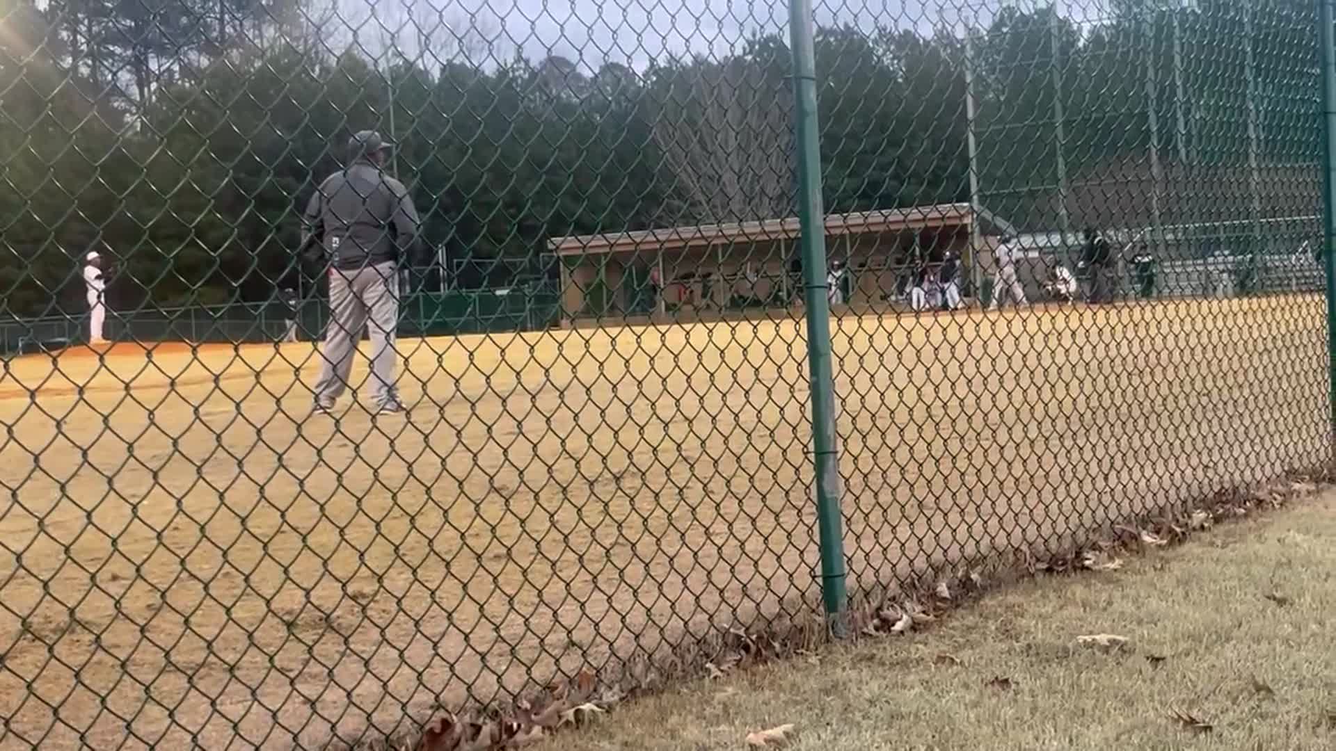 Bottom of the 5th strikeout vs hillside game one