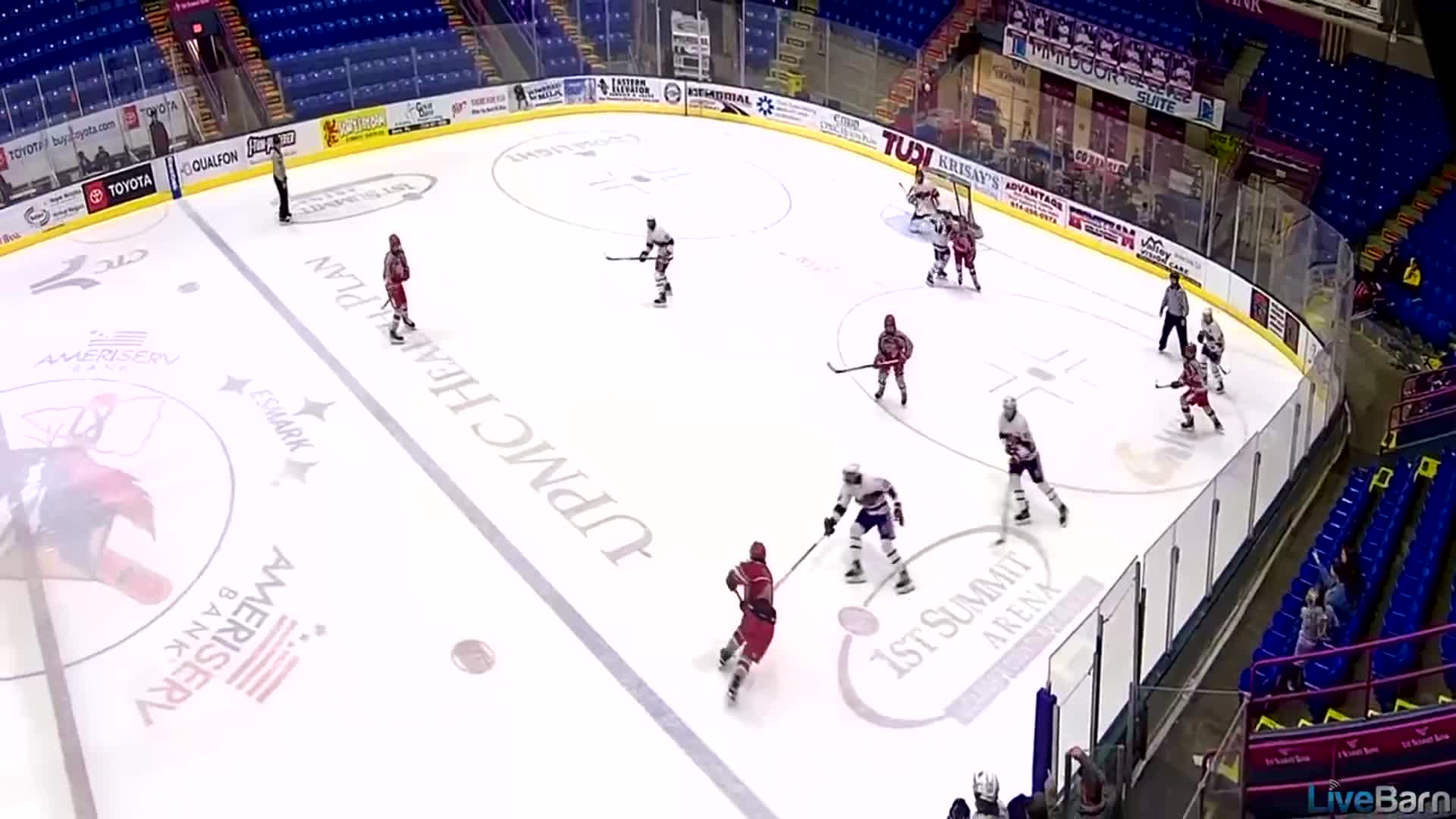 Austin Blough's 1st period buzzer beater puts Rams up 3-0