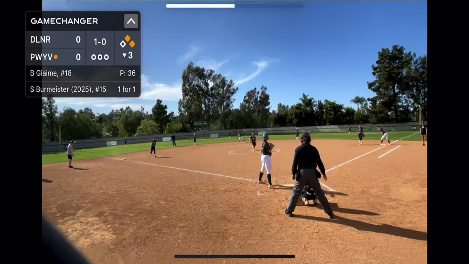 Sophia Burmeister goes yard!