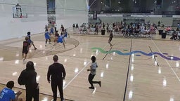 Knocking down the kickout 3 to start the game