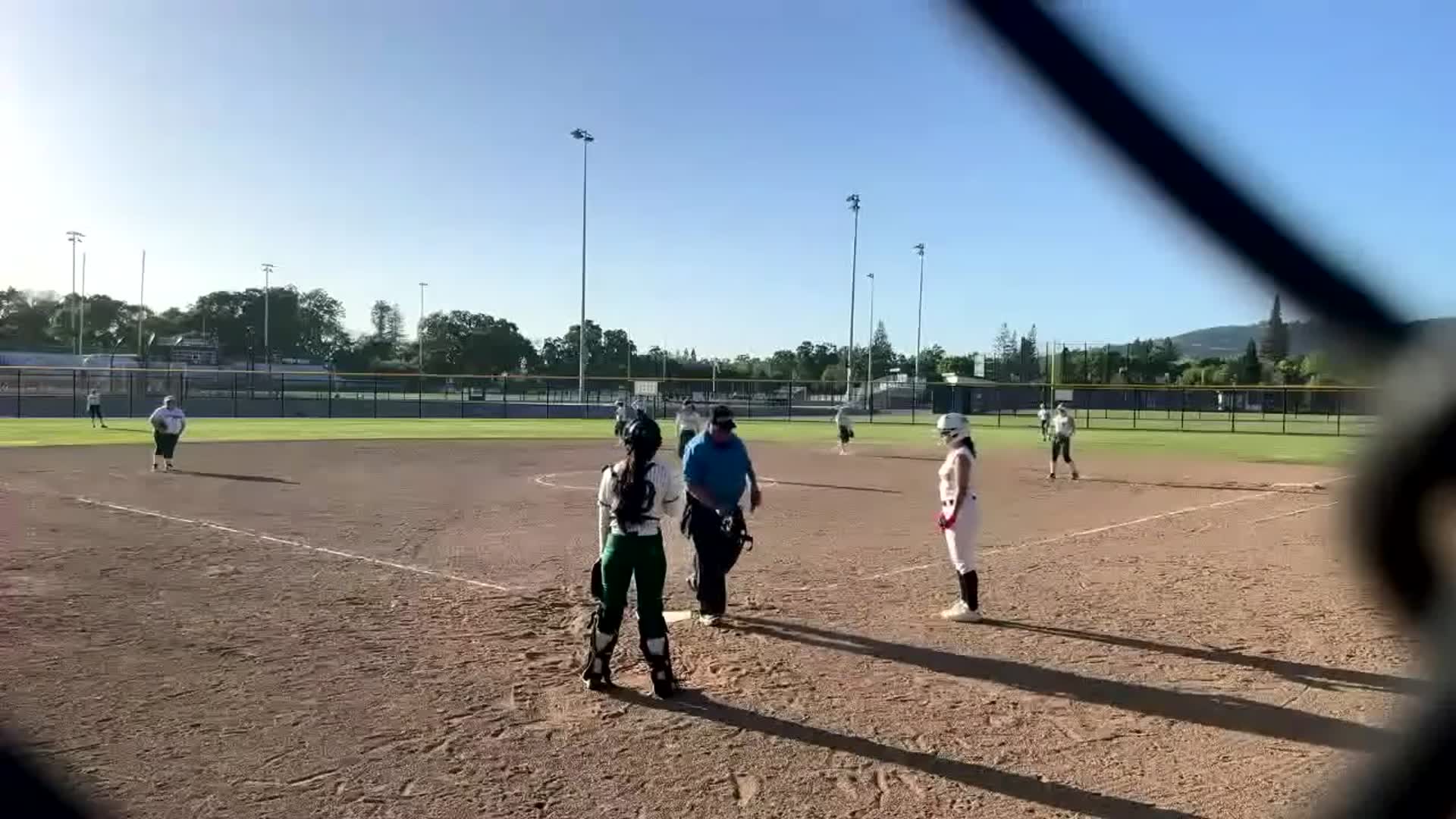 Nice hit by #9 Caughie against Sonoma Valley High School.