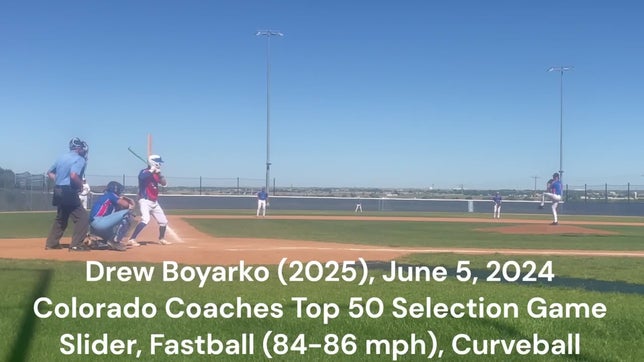 2024 Colorado Dugout Club Coaches Association (CDCCA) Top 50 Selection as Pitcher: 3 Ks (2025 Grad group)