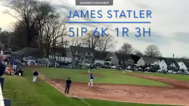 James Statler 5IP, 6K, 1R, 3H