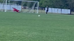 Beautiful opening at the penalty shootout against West florence by Calvin Core Neives