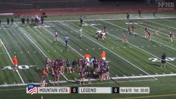 Lauren Culebro with a 12-yard TD reception vs. Legend High School - 9/10/2025