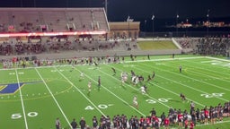 Hunter Rathke 21 yard pass completion for a 1st down. Tomball High School vs Magnolia High School.