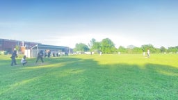 Catcher makes the throw to 3rd for the tag out