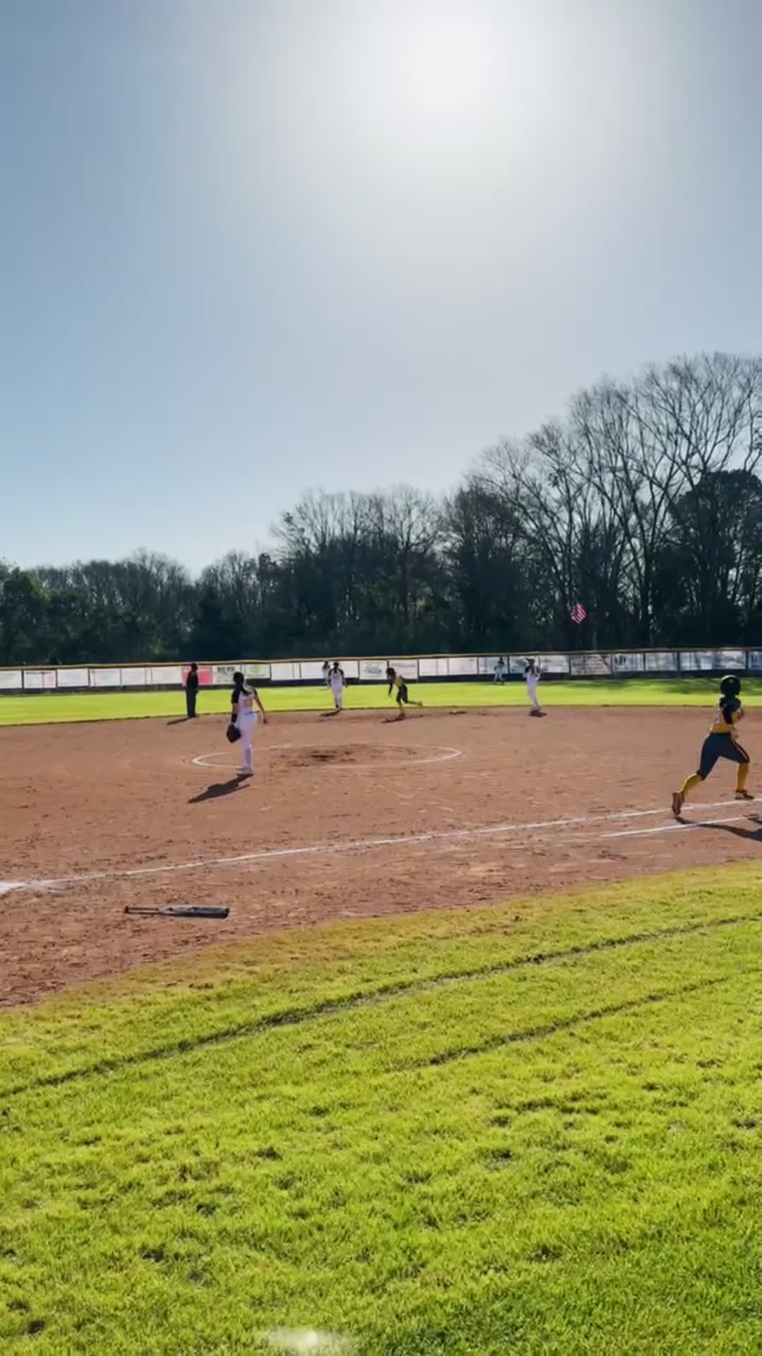 Solid hit to the hole=Double 2 RBIs