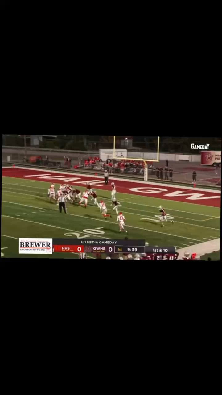 18 carries. 3 touchdowns. 206 yards first half!