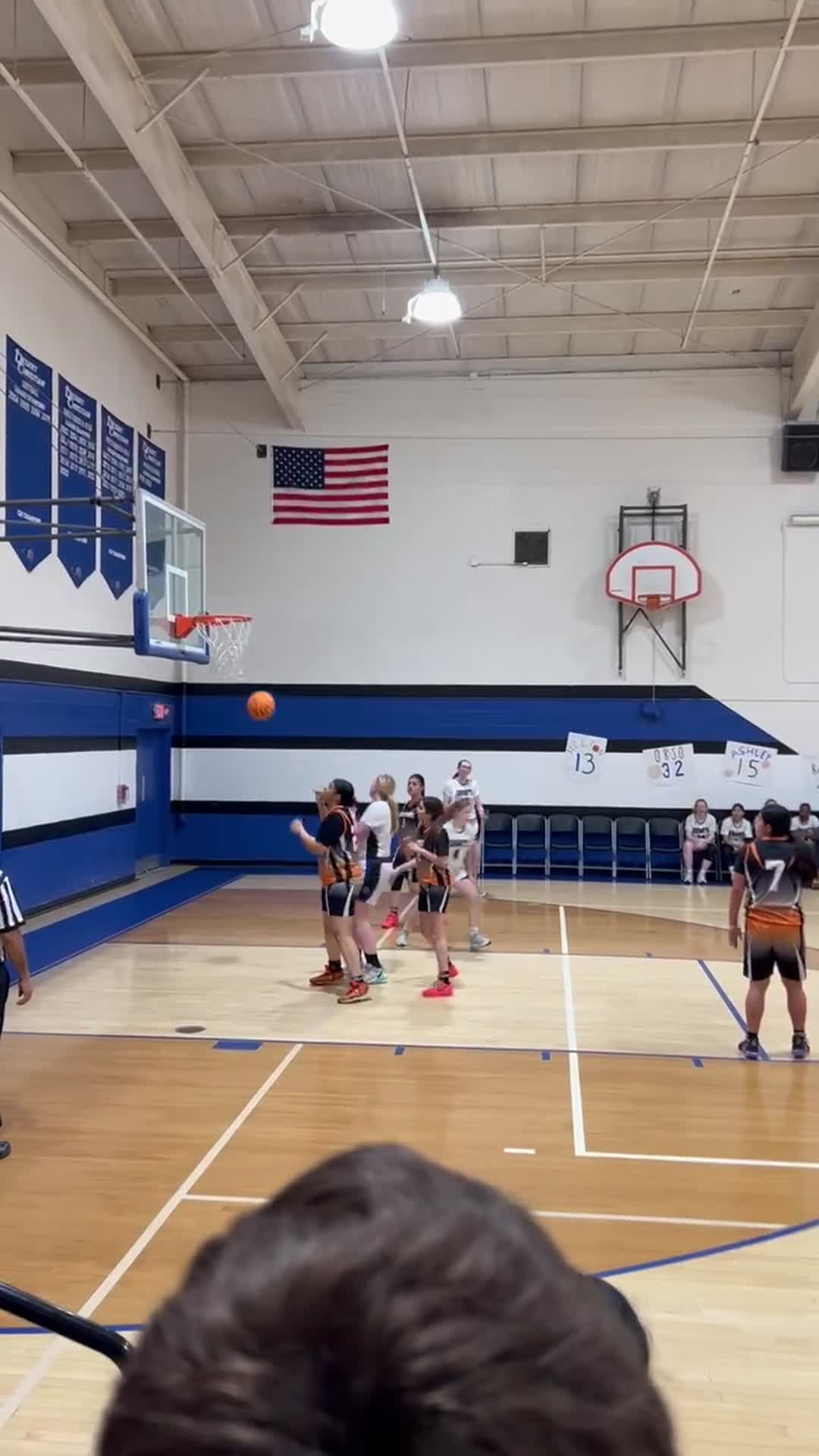 A pass from Corynn smith to Brielle Magcamit and shot for 2 points