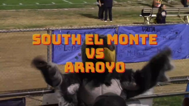 South El Monte got the win vs rivals Arroyo in overtime in the most exhilarating game of the season. Eagles are now 4 - 2. QB #1 Michael Maldonado tied up the game sending the Eagles into OT by running in the play for 2 points and had 3 touch downs.