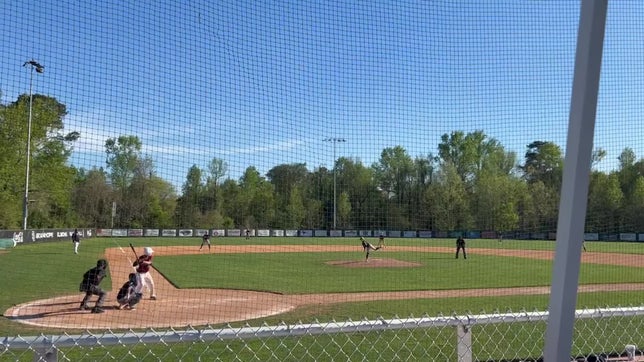 13 year old 5 foot 10 160lbs Noah Allen from Millbrook Alabama with a stand up double