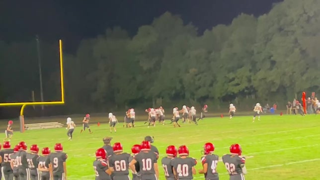 Braiden Jarboe with a 98 yard touchdown run after a Hook & Ladder from Kyle Harshbarger