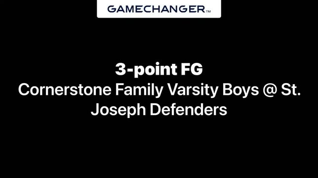 Hayden Allen drains a 3 to end the 1st Qtr to extend the lead to 21-13