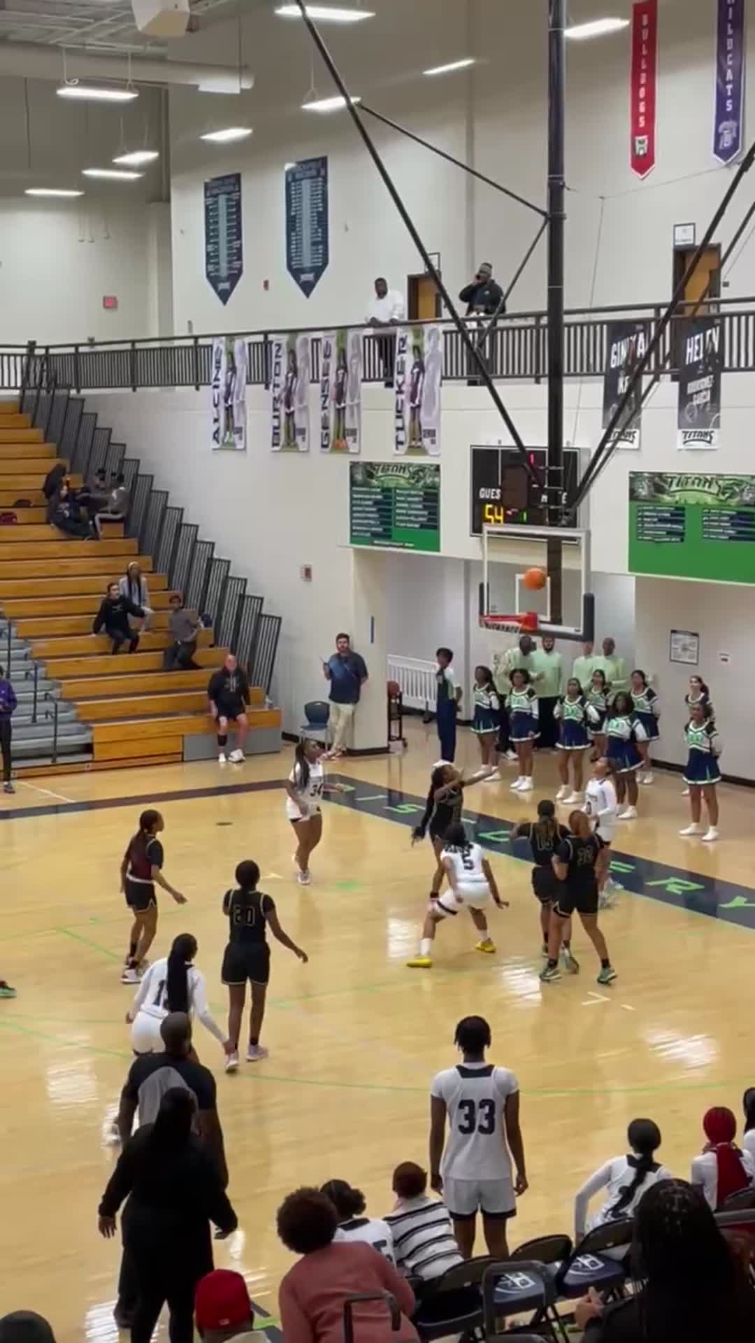 Discovery Highschool Kalon Jackson Quick two vs Lady Bears for Overtime 54 - 54