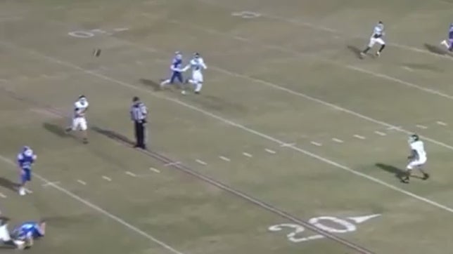 First TD of many for the Blue Flame in their blow out win vs Easley