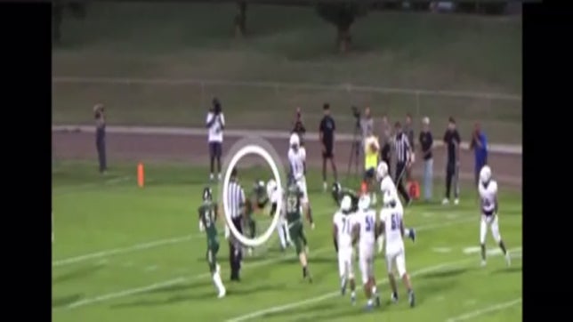 Got my first varsity touchdown as a sophomore