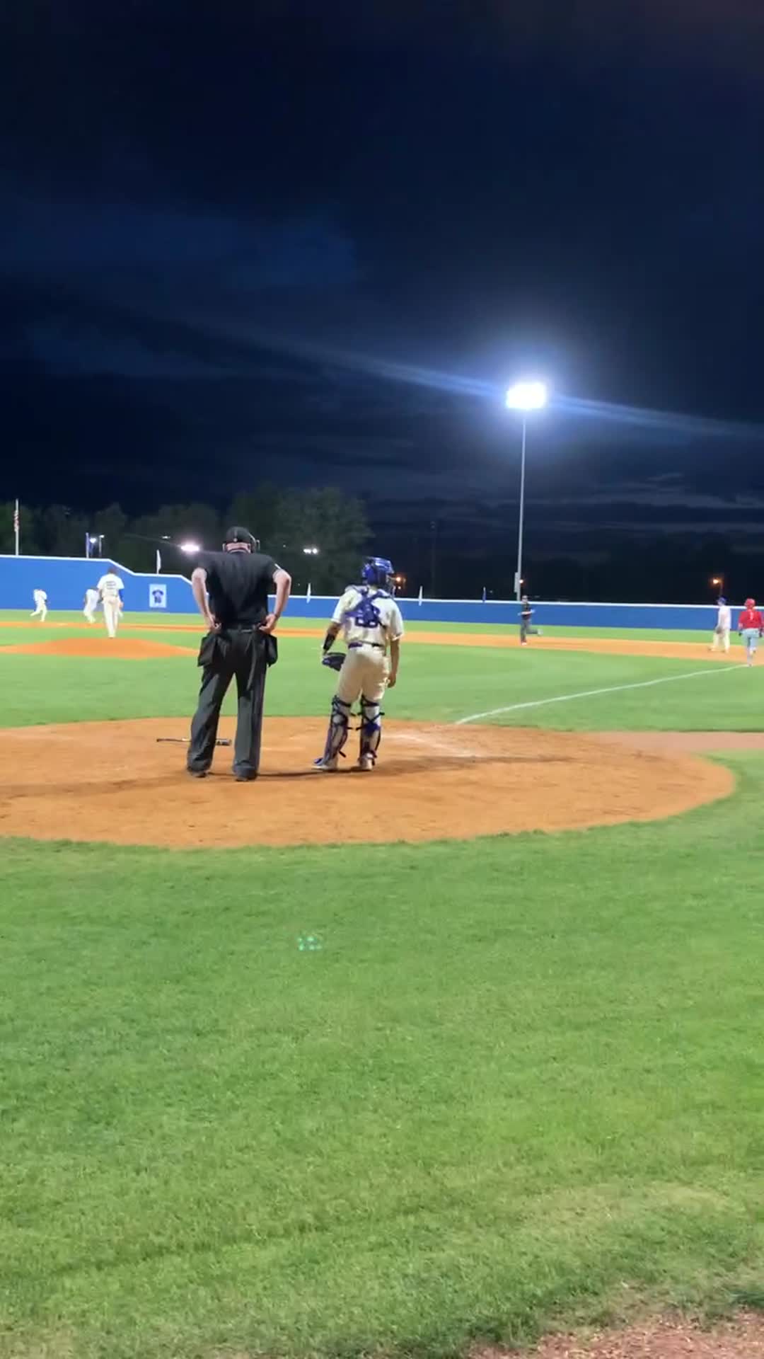 Back up the middle