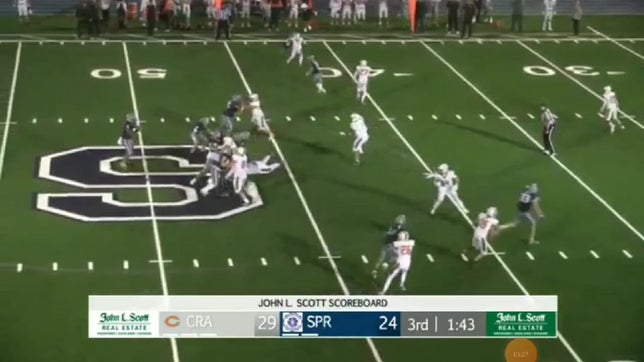 Lead Changing 45yrd TD by Noah Solo to Brady Lo'ser