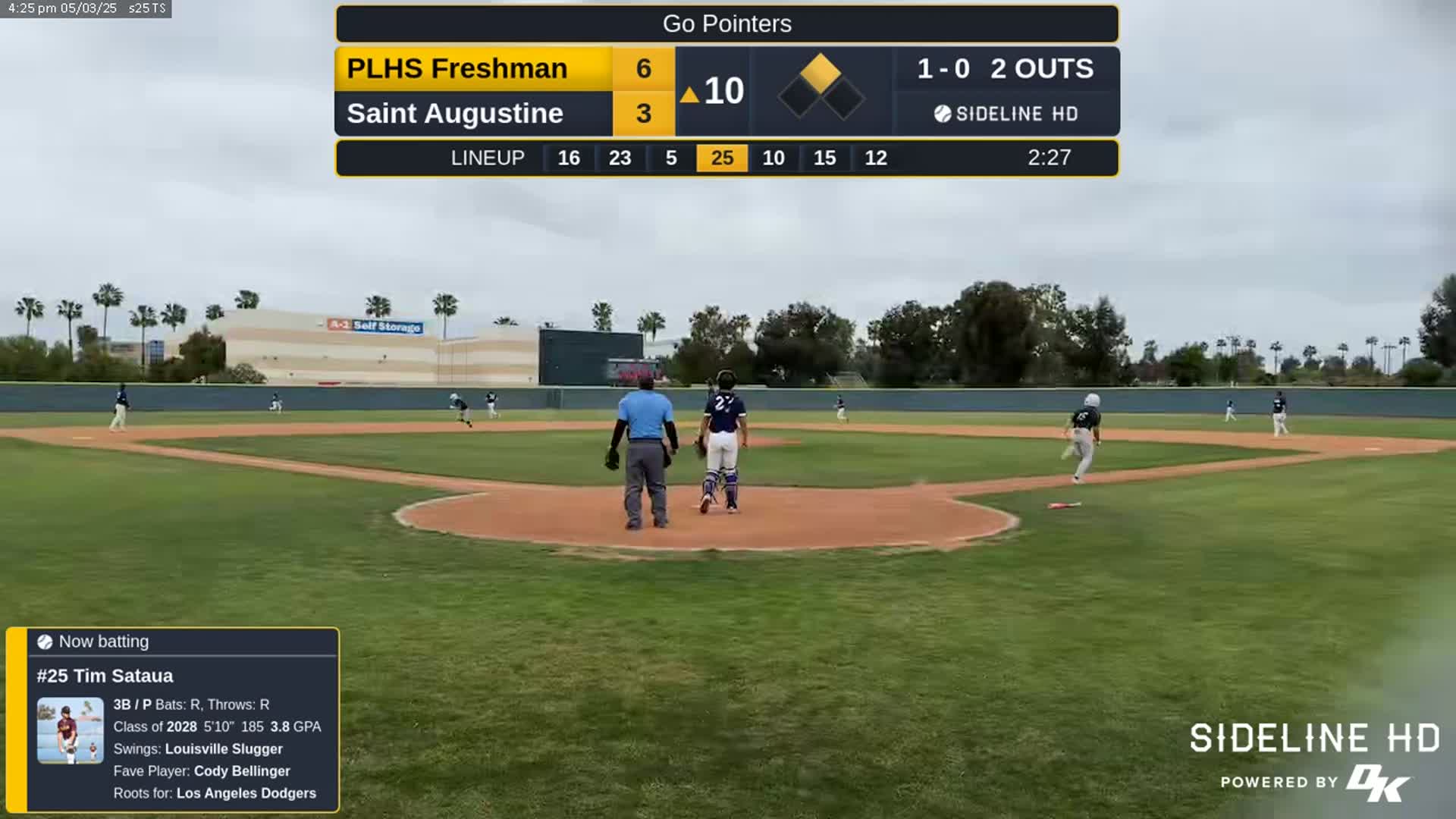 Home run(2)- Timmy Sataua