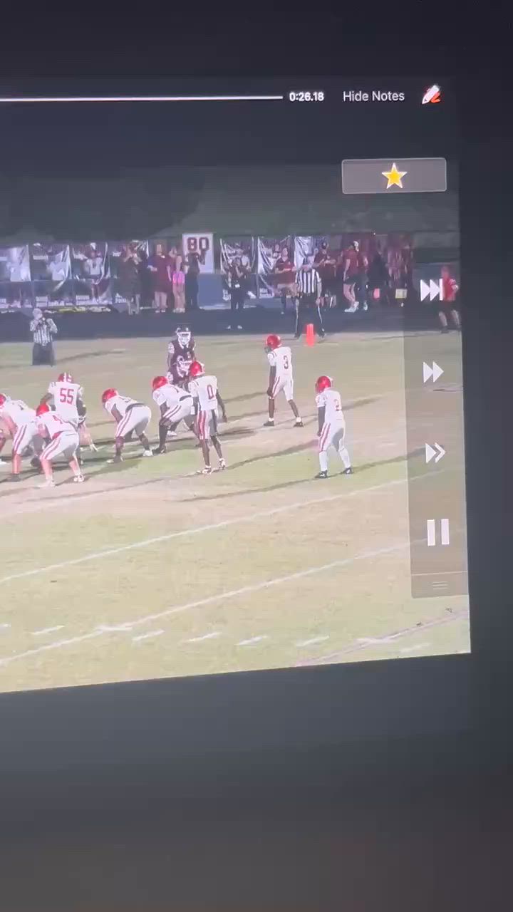 4th and goal td carry against Niceville