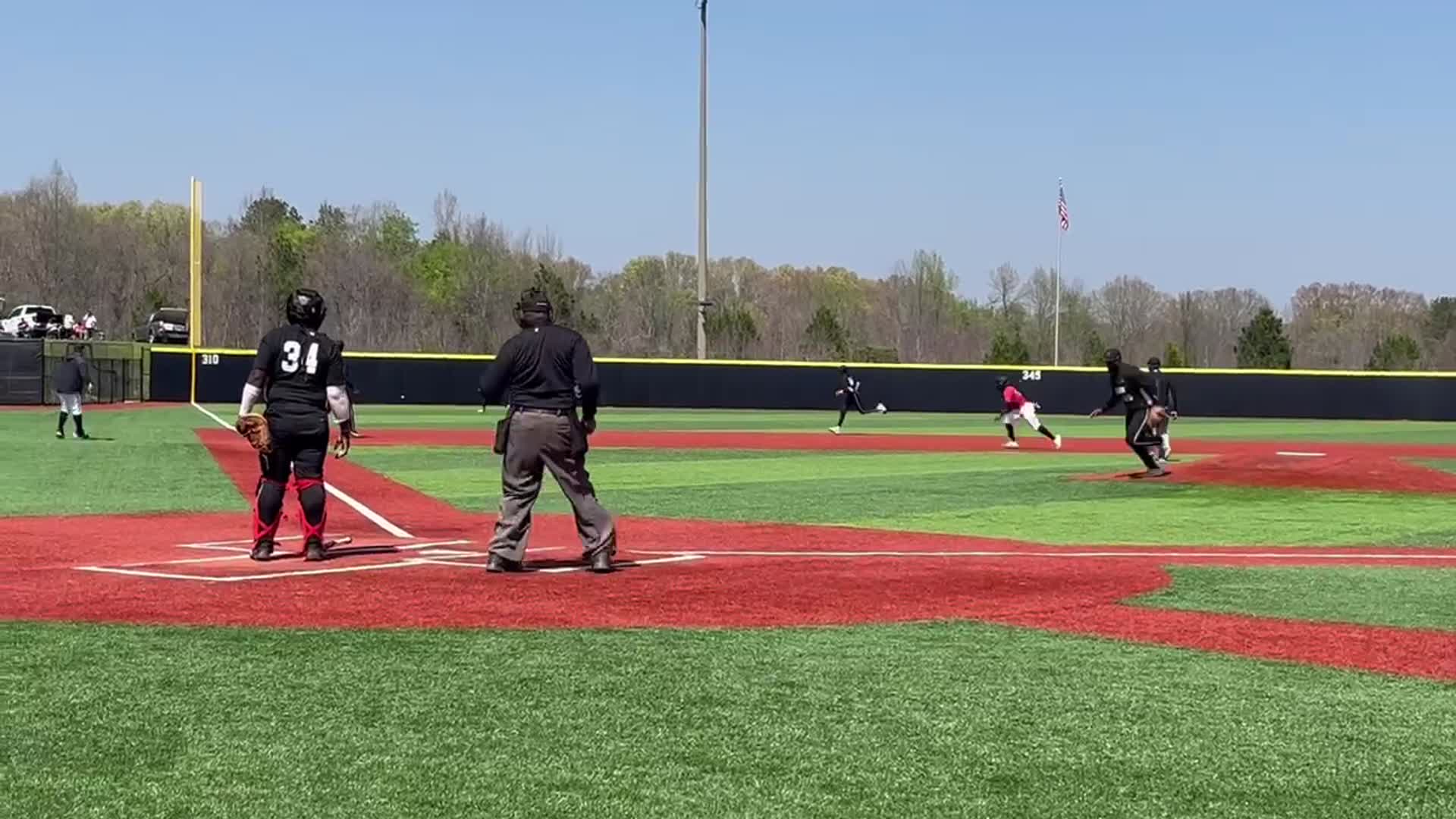 Ethan hits another double