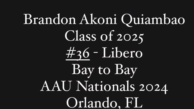 16u National Champions/All American Recipient 2024