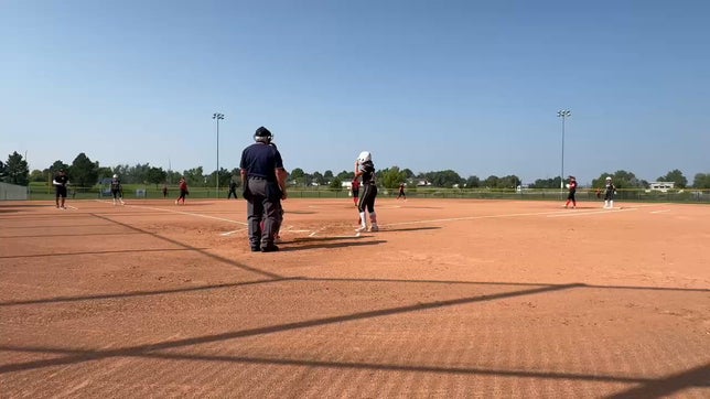 Triple to right center gap, hook slide into 3B