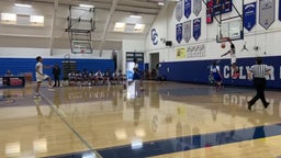 Freshmen Wynter Medford with the slam