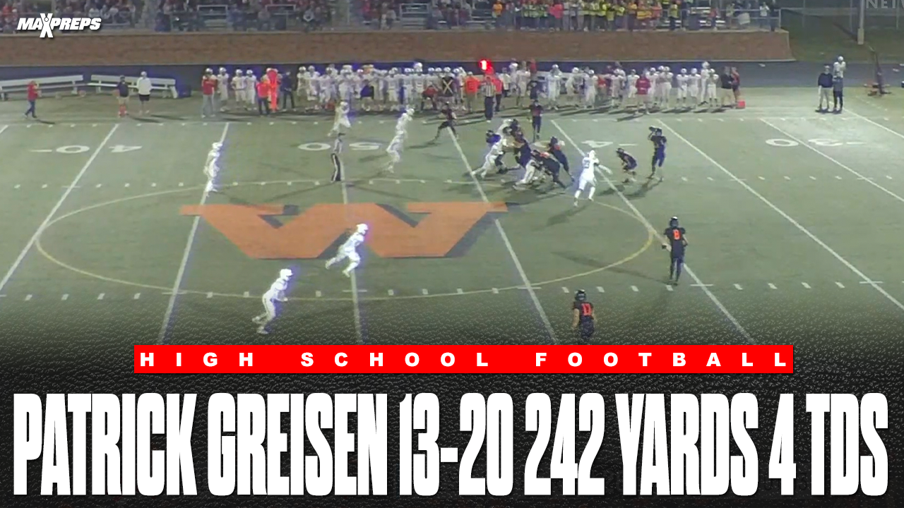 Patrick Greisen goes for 242 passing yards in the win vs. Pulaski!