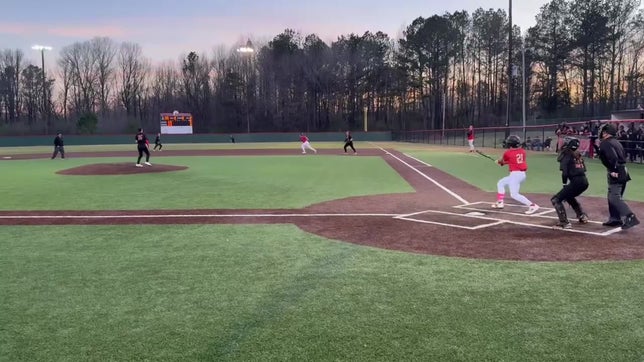 Wes Stanton turns on a fast ball.