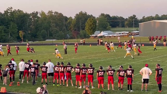 Caught skip pass over SV