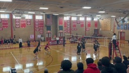 Alicia Acevedo #21 libero , #8 New Rochelle vs North Rockland