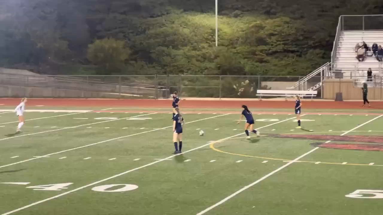 Free kick header goal vs Poway
