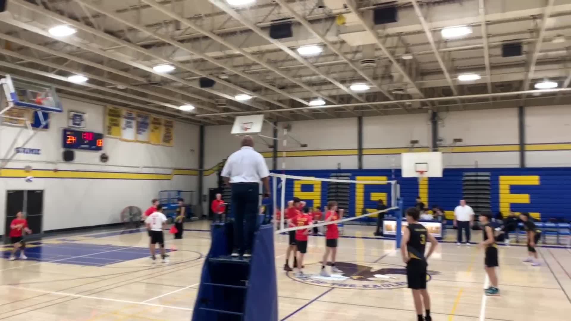 3/28/2024 Varsity Boys Volleyball - Willow Glen @ Oak Grove (Oak Grove wins 3-0)