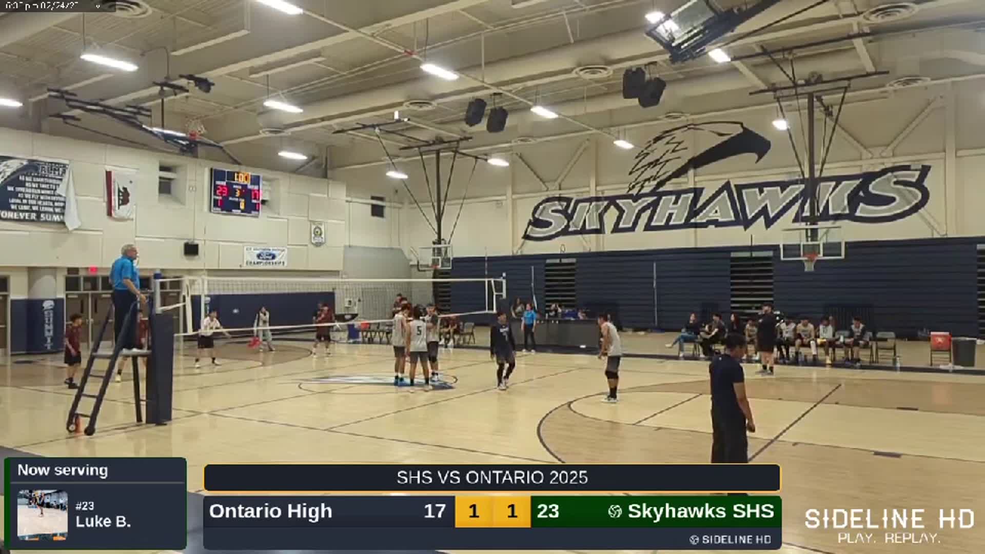 SHS VS ONTARIO HI