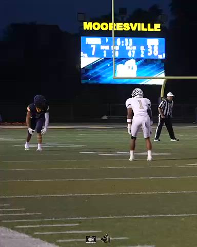 7 catches 148 yards 2 touchdown. This play was vs a D1 commit.