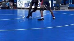 3rd period win by Ivyn Richardson 157lb